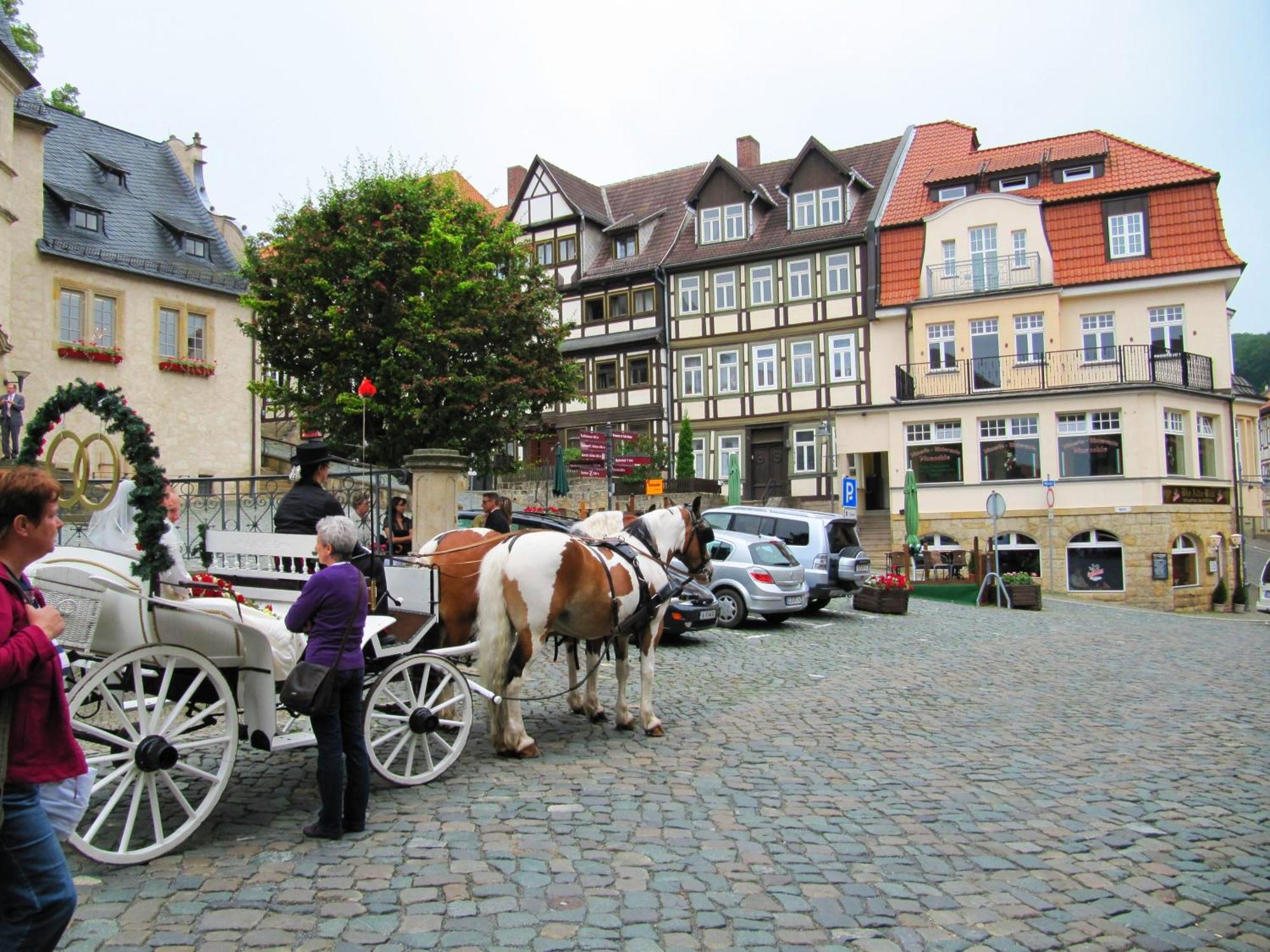 Grosse Wohnung Mit Terrasse Im Altstadtzentrum - Ferienwohnung Chiplakoff Blankenburg (Harz) Exterior foto