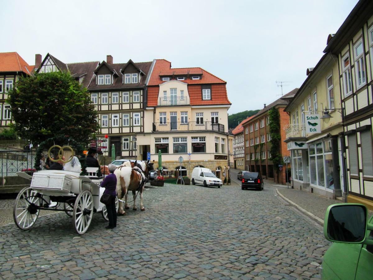 Grosse Wohnung Mit Terrasse Im Altstadtzentrum - Ferienwohnung Chiplakoff Blankenburg (Harz) Exterior foto